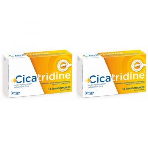 Cicatridine - 10 Suppositoires favorisant la cicatrisation à l'Acide Hyaluronique