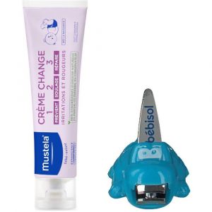 Set B&eacute;bisol Croc'ongles Boule + mustela&reg; Cr&egrave;me change 1 2 3
