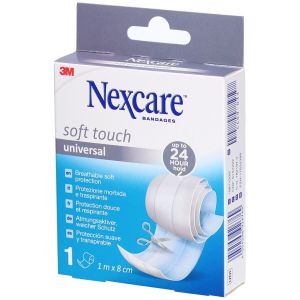 Nexcare 3M sensitive bande soft blanc à découper 8cm x 1m