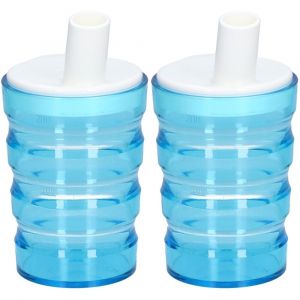 Sundo Gobelet rainur&eacute; anti-fuites 200 ml bleu