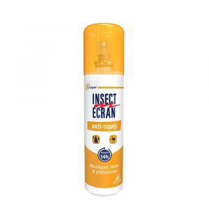 Insect Ecran - Anti-tiques - Spray répulsif peau - Protection contre les morsures de tiques - 100 ml