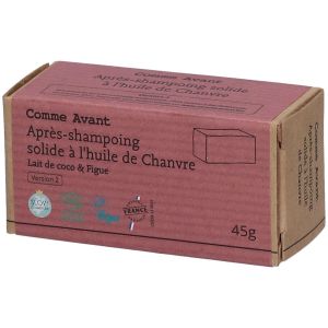 Comme Avant Après-Shampoing Solide à l'Huile de Chanvre - Lait de Coco & Figue