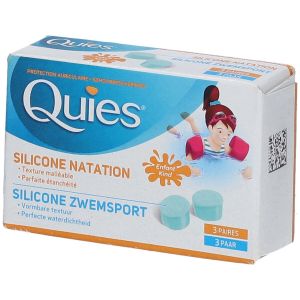 Quies Protection Auditive Silicone Natation Pour Enfants