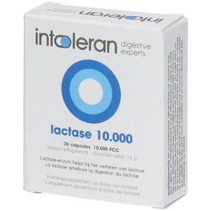 intoleran lactase 10.000 - 36 capsules
