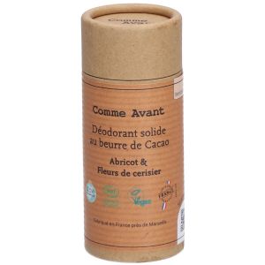 Comme Avant Déodorant solide au beurre de cacao - Abricot & Fleurs de cerisier