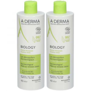 A-Derma Biology Lait démaquillant dermatologique hydra-nettoyant