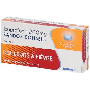 Sandoz Ibuprof&egrave;ne 200 mg