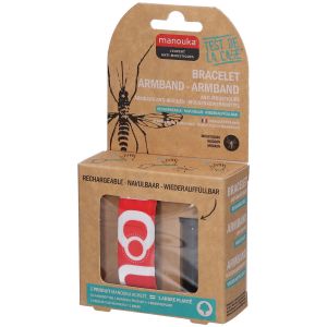 Manouka Bracelet Anti-Moustiques Rouge