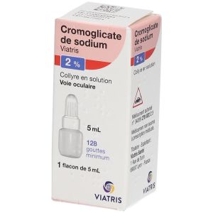 Cromoglicate de sodium Mylan 2 % collyre en solution
