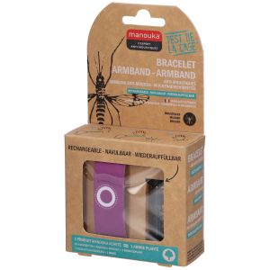 Manouka Bracelet Anti-Moustiques Mauve