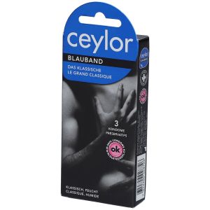 Ceylor Bande bleue, préservatifs classiques