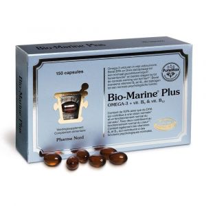 Pharma Nord Bio-Marine Plus | oméga-3 + vitamine B9 & B12 | Le cœur, la vue & le cerveau