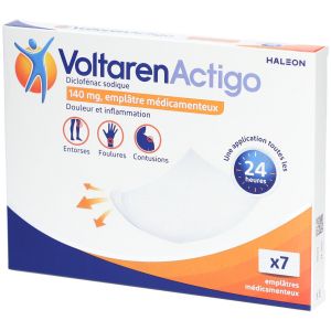 VoltarenActigo 140mg Empl&acirc;tre M&eacute;dicamenteux 7 Pi&egrave;ces