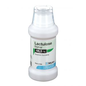Lactulose - Biphar 66,5% - Solution buvable - Constipation, Enc&eacute;phalopathie h&eacute;patique - Flacon 200ml