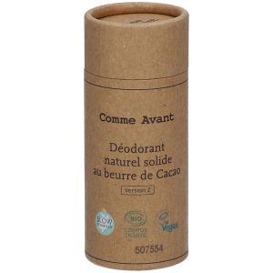 Comme Avant Déodorant Naturel Solide au Beurre de Cacao