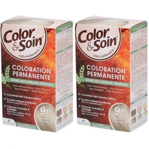 Color&Soin Coloration permanente 9B Blond Clair Nacr&eacute;