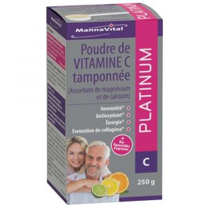 Mannavital Vitamine C Poudre Tamponn&eacute;e Platinum