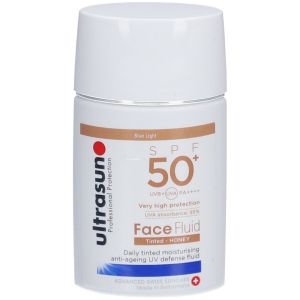 ultrasun Fluide visage teint&eacute; Honey Spf50+