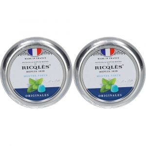 Ricqles Pastilles &agrave; la Menthe Forte - Fra&icirc;cheur & Gorge S&egrave;che