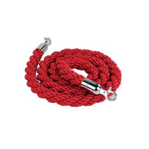 Corde guidage torsadée 2 m Rouge