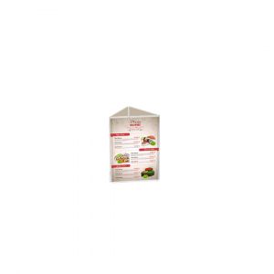 Porte-menus/visuels triangle A5( 148 x 210 mm)