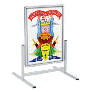 Stop-trottoir vertical Cadro-Clic® A1 / 80 x 60 cm