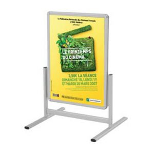 Stop-trottoir vertical Cadro-Clic® A0 / 120 x 80 cm