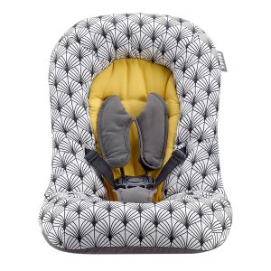 Coussin &eacute;dition limit&eacute;e jaune transat V3