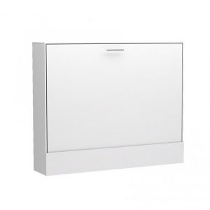 Lit escamotable horizontal MULTIMO couchage 160x200cm blanc
