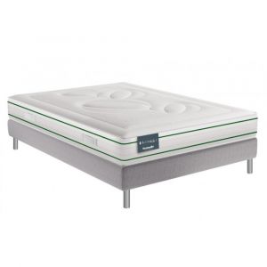 Ensemble Dunlopillo EUGEN 7 140 x 190 cm matelas 100% Latex 22 cm sommier à lattes fixe