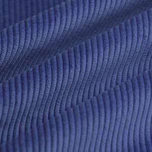 Tissu velours c&ocirc;tes first bleu roi - MT - Mondial Tissus