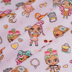 Tissu cretonne Fashionista - Mondial Tissus