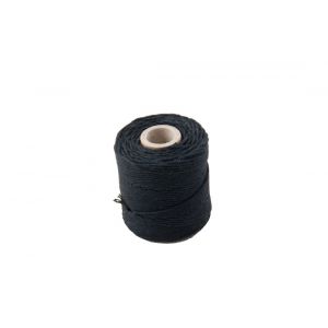 Pelote corde macramé coton noir 50g 1mmx65m - Artemio - Mondial Tissus