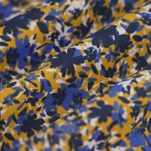Tissu cretonne Kate or - MT - Mondial Tissus