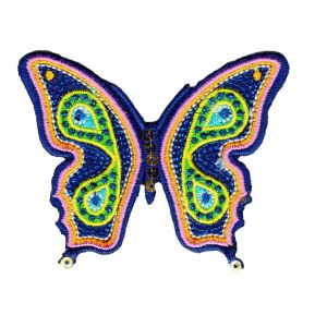 Écusson papillon bleu - Mondial Tissus