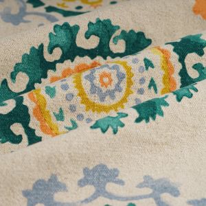 Tissu Bachette lourde Suzani multicolore - Mondial Tissus