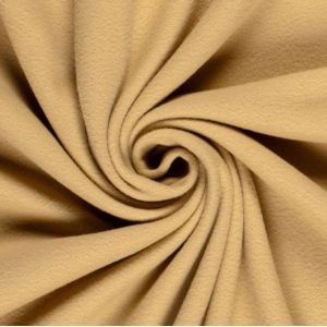 Tissu polaire doux et lourd uni camel - Mondial Tissus