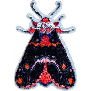 Écusson insecte papillon rouge - Mondial Tissus