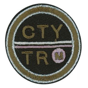 Écusson thermocollant rond ctytr - MT - Mondial Tissus