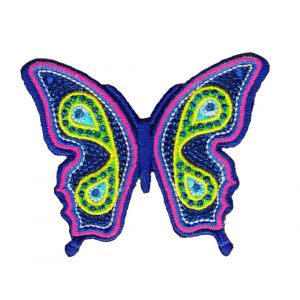 Écusson papillon rose - Mondial Tissus