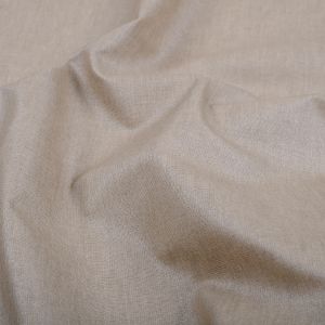 Tissu cretonne double enduction pu acrylique anti-tâche cappuccino - Mondial Tissus