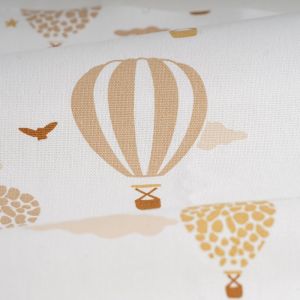 Tissu bachette Montgolfi&egrave;re rose - MT - Mondial Tissus