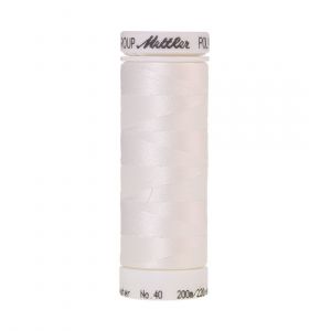 Bobine de fil à broder Mettler Poly Sheen blanc col.010 - Mettler - Mondial Tissus