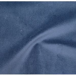 Tissu velours touché peau de pÊche uni bleu marine - Mondial Tissus