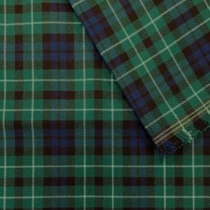 Tissu flanelle tartan carreaux bleu et vert - DOMOTEX - Mondial Tissus