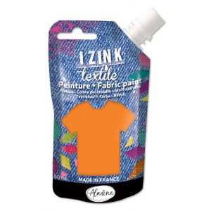 Peinture textile a pigment orange - Bernette - Mondial Tissus