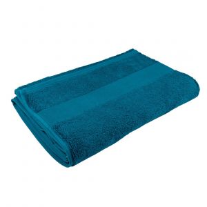 Drap de douche turquoise 70x140cm 450gsm - MT - Mondial Tissus