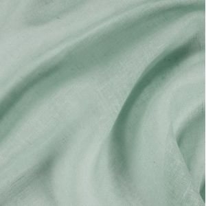Tissu voile taffetas polyester lin effet naturel menthe - Linder - Mondial Tissus