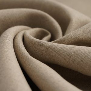 Tissu lin lav&eacute; Cordoue naturel - Mondial Tissus