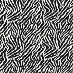 Tissu jacquard Marty zèbré blanc - Mondial Tissus